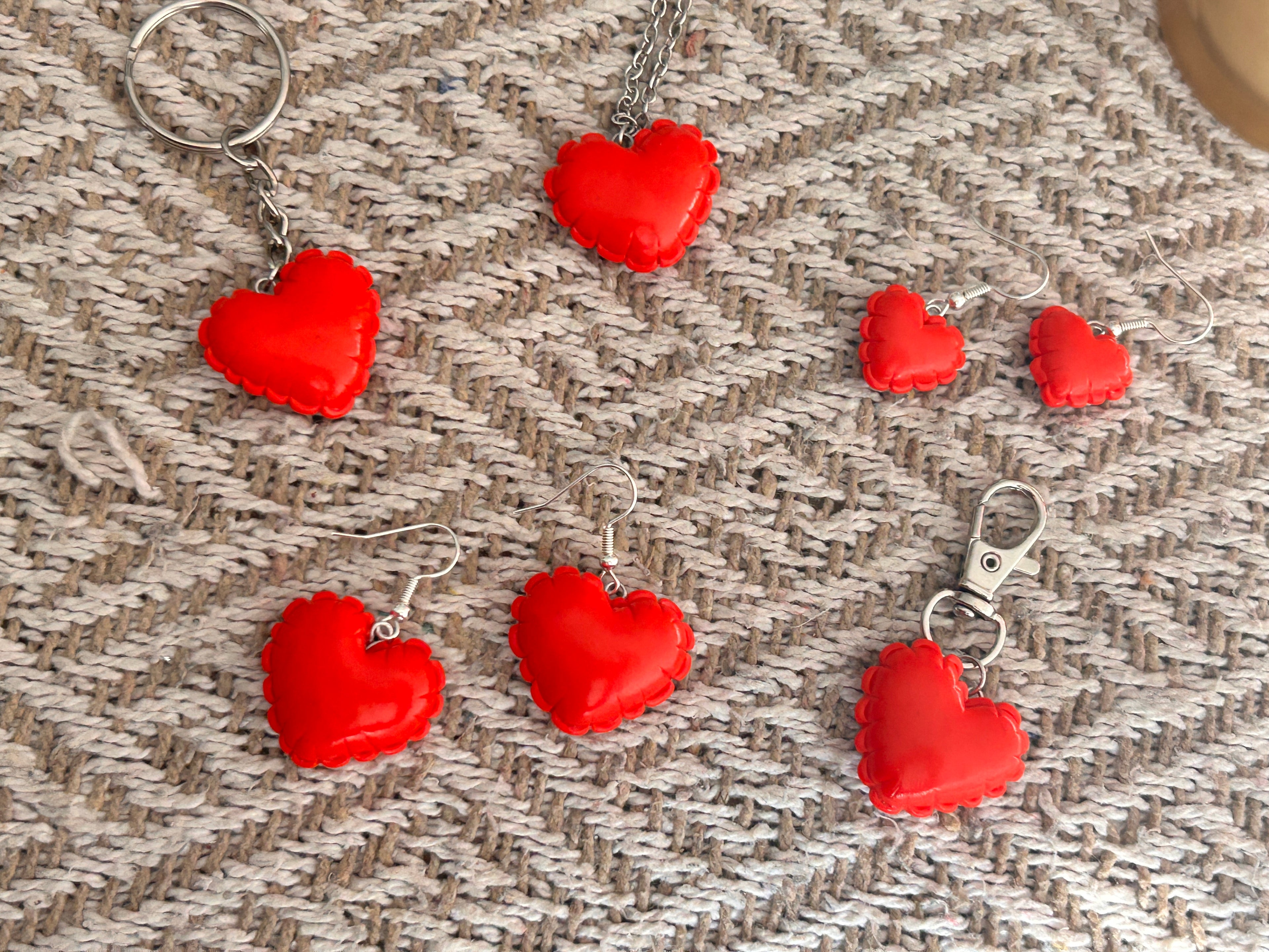 Heart Balloon Collection Valentine’s Day polymer clay