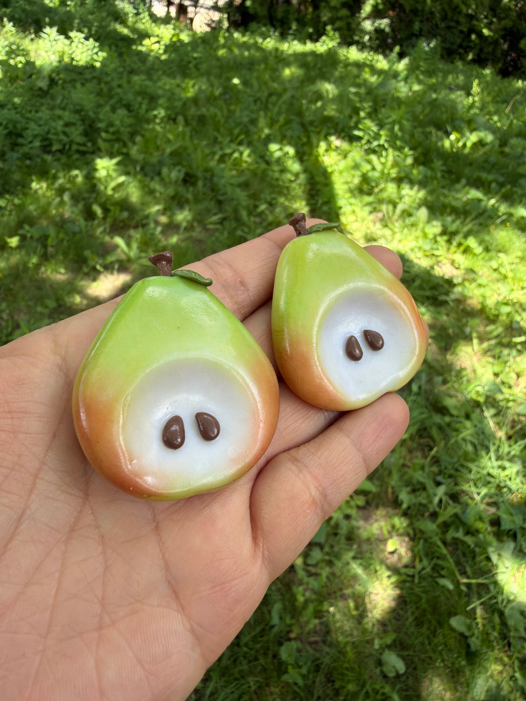 Handmade Pear Worry Stone 🍐