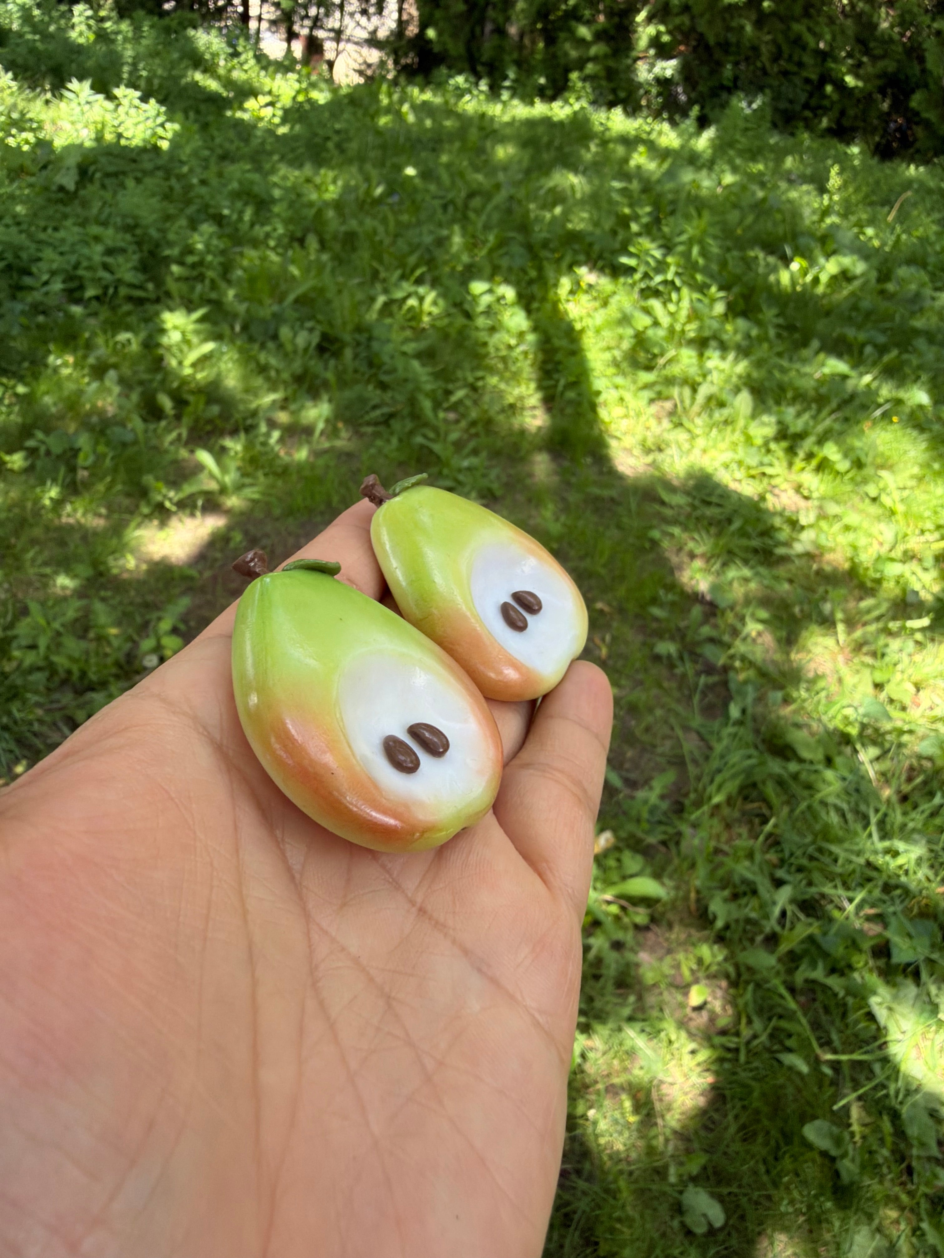 Handmade Pear Worry Stone 🍐