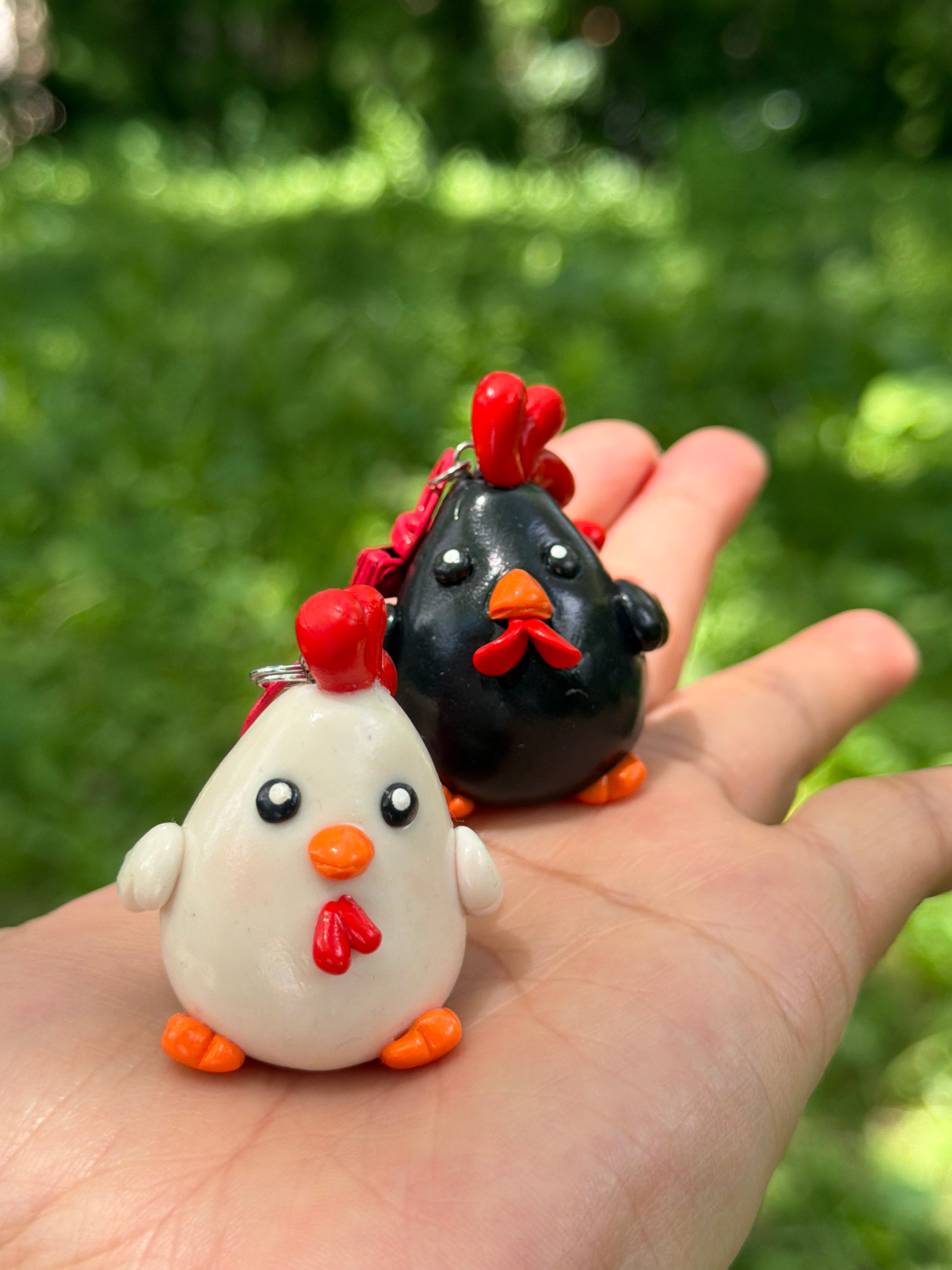 Cute Chicken Keychain