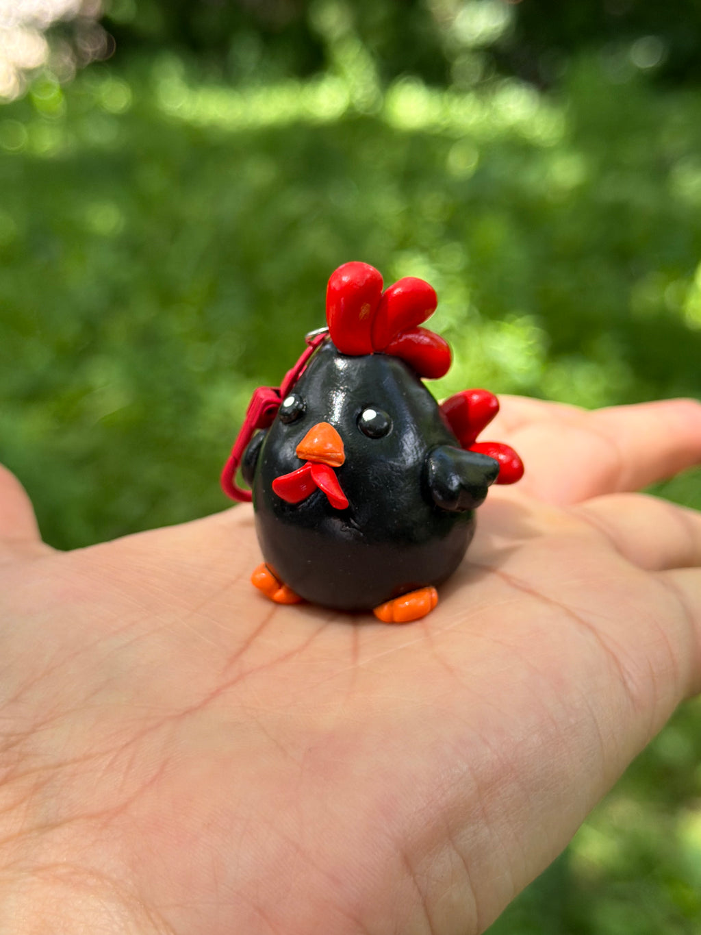 Cute Chicken Keychain