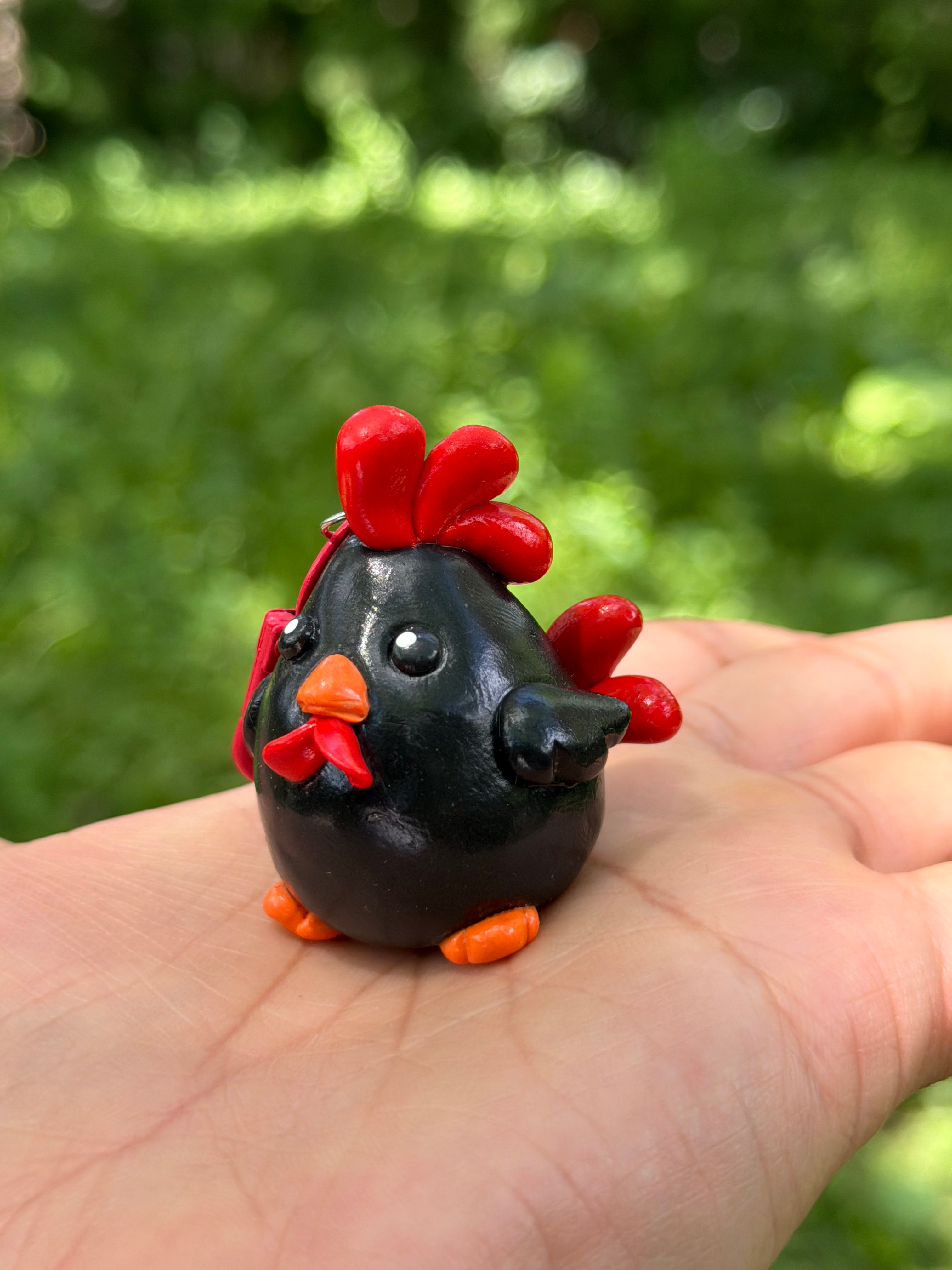 Cute Chicken Keychain
