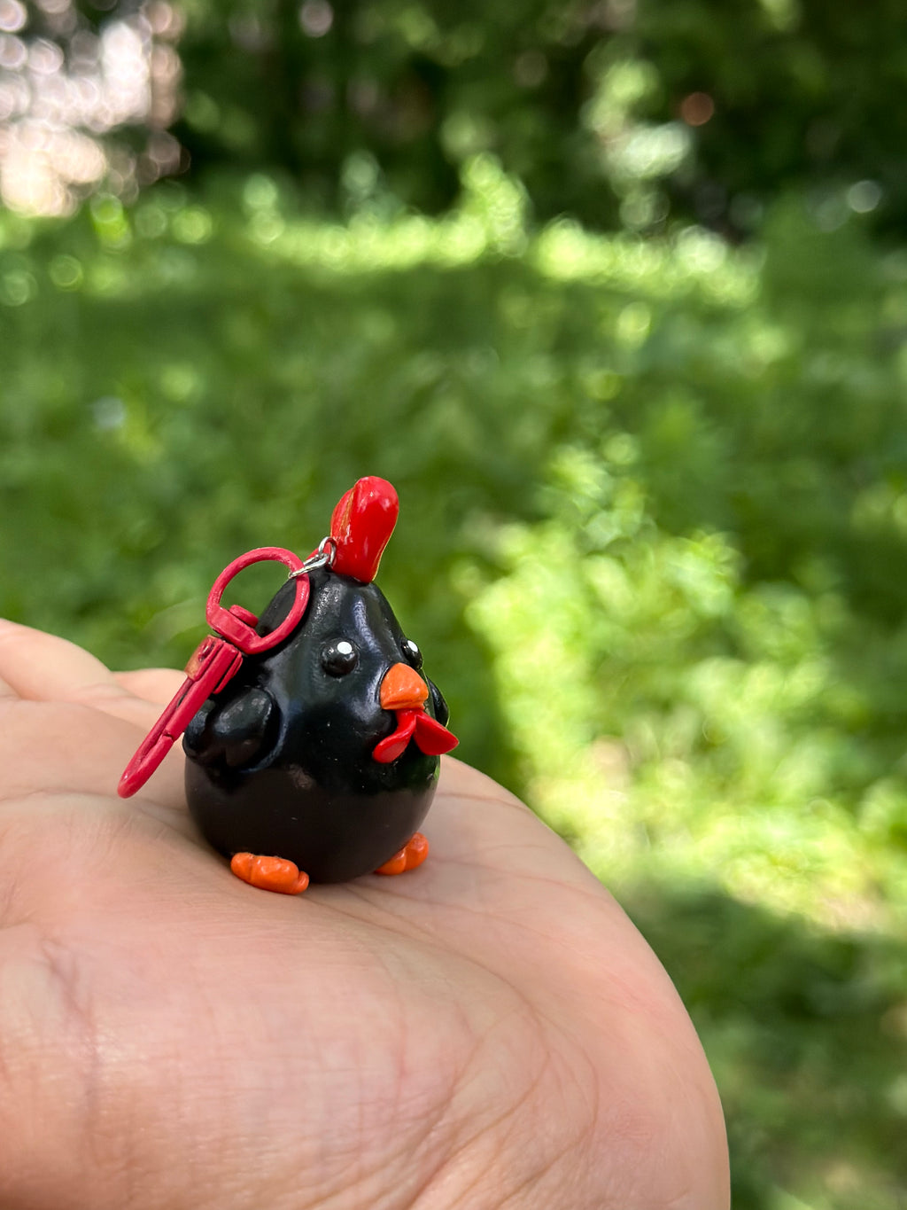 Cute Chicken Keychain