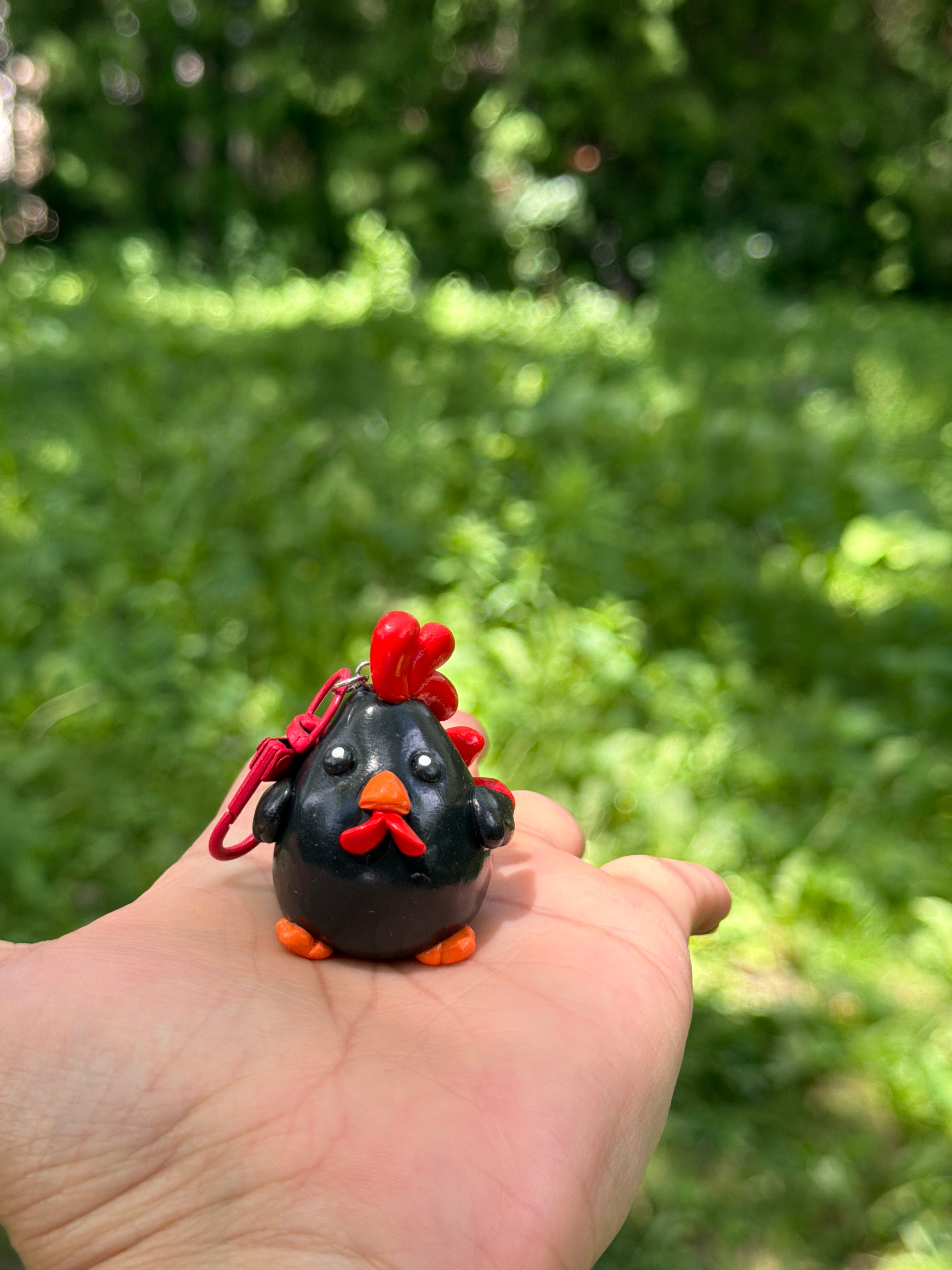 Cute Chicken Keychain