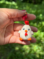 Cute Chicken Keychain