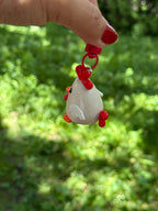 Cute Chicken Keychain