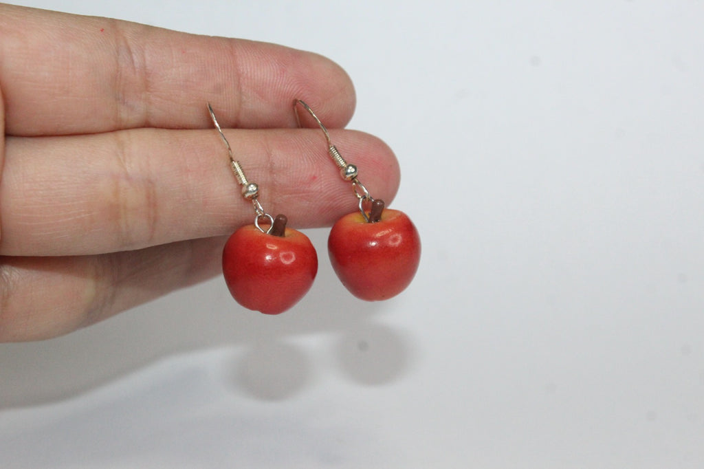 Handmade Apple Earrings 🍎