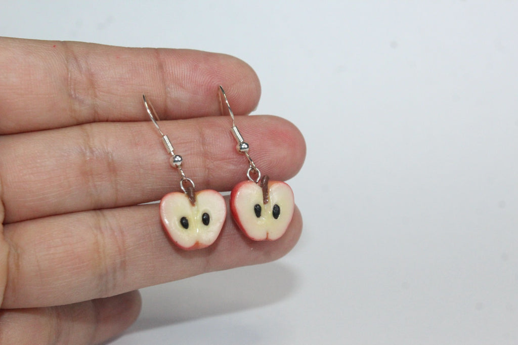 Handmade Apple Earrings 🍎