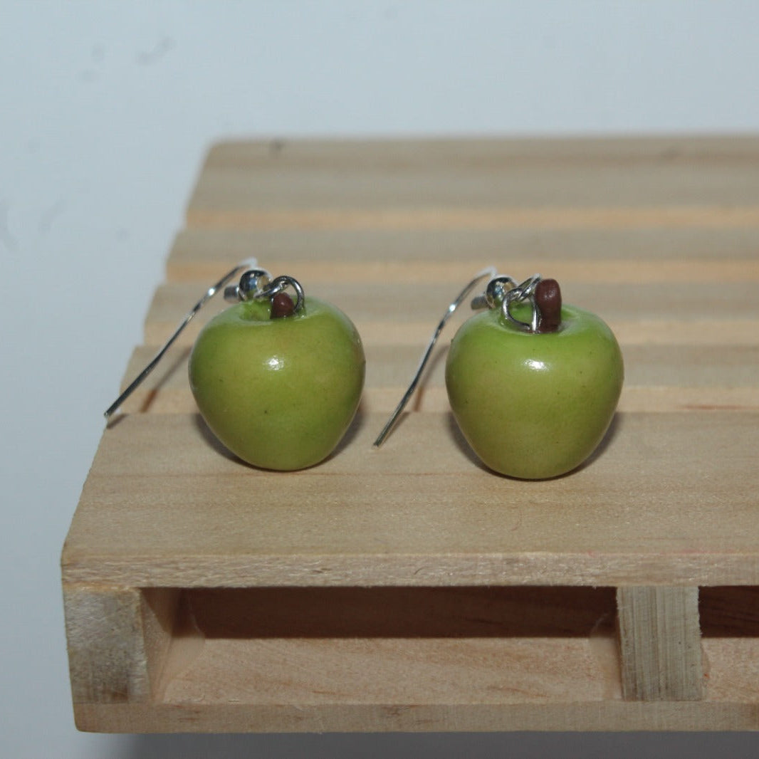 Handmade Apple Earrings 🍎