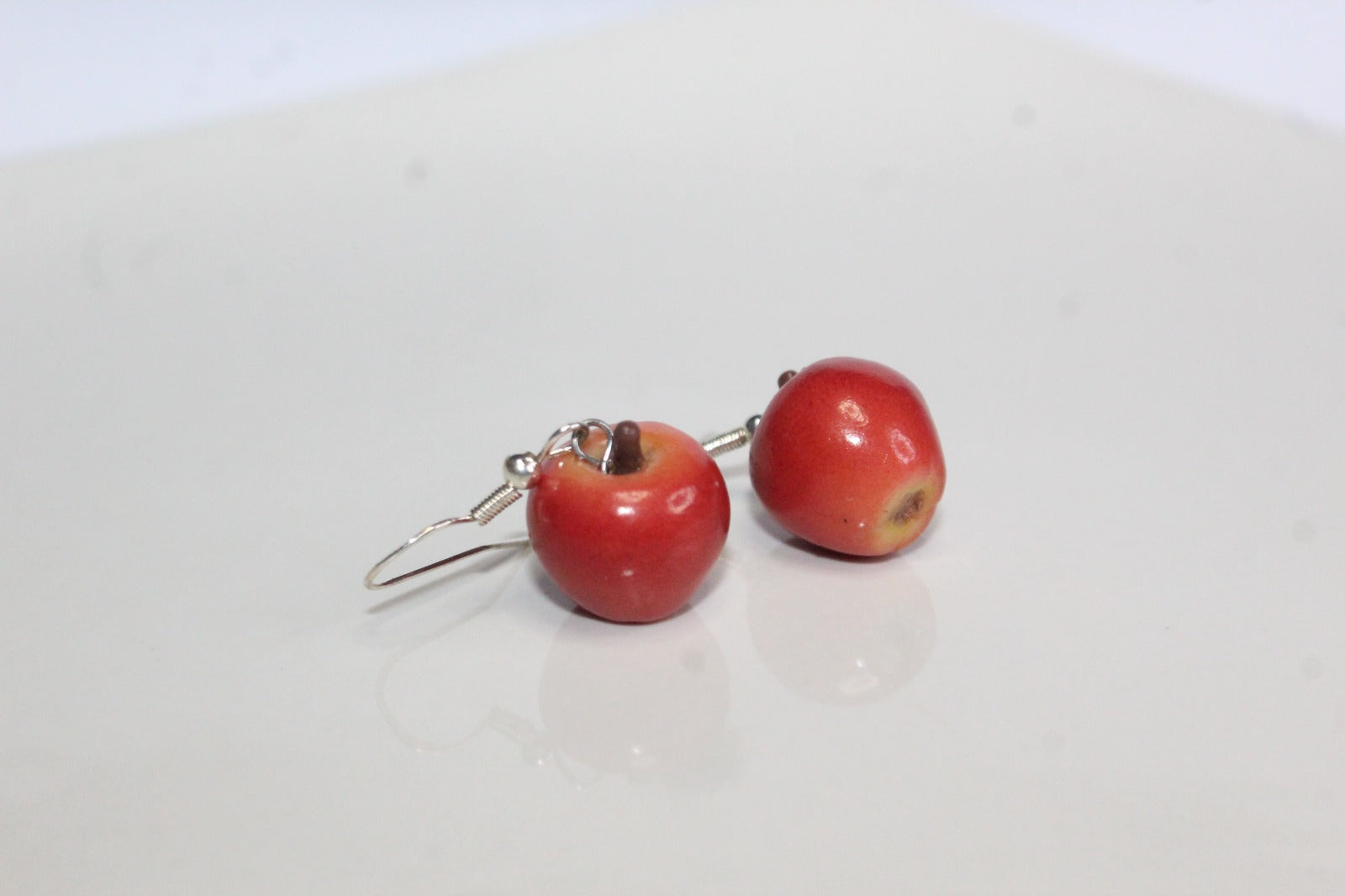 Handmade Apple Earrings 🍎