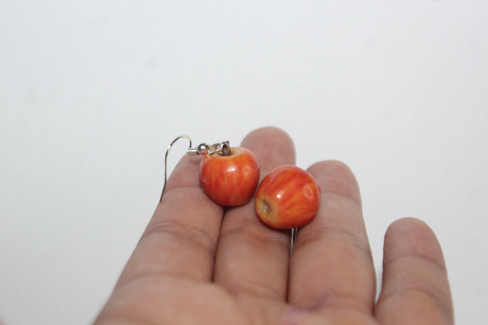 Handmade Apple Earrings 🍎
