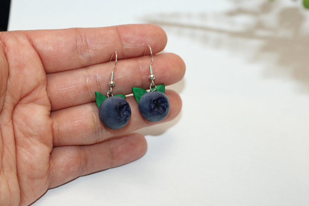 Blueberry Earrings 🫐