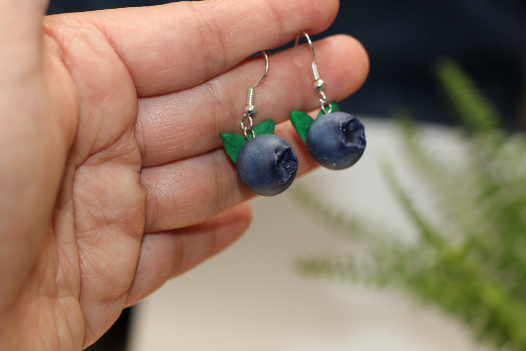 Blueberry Earrings 🫐