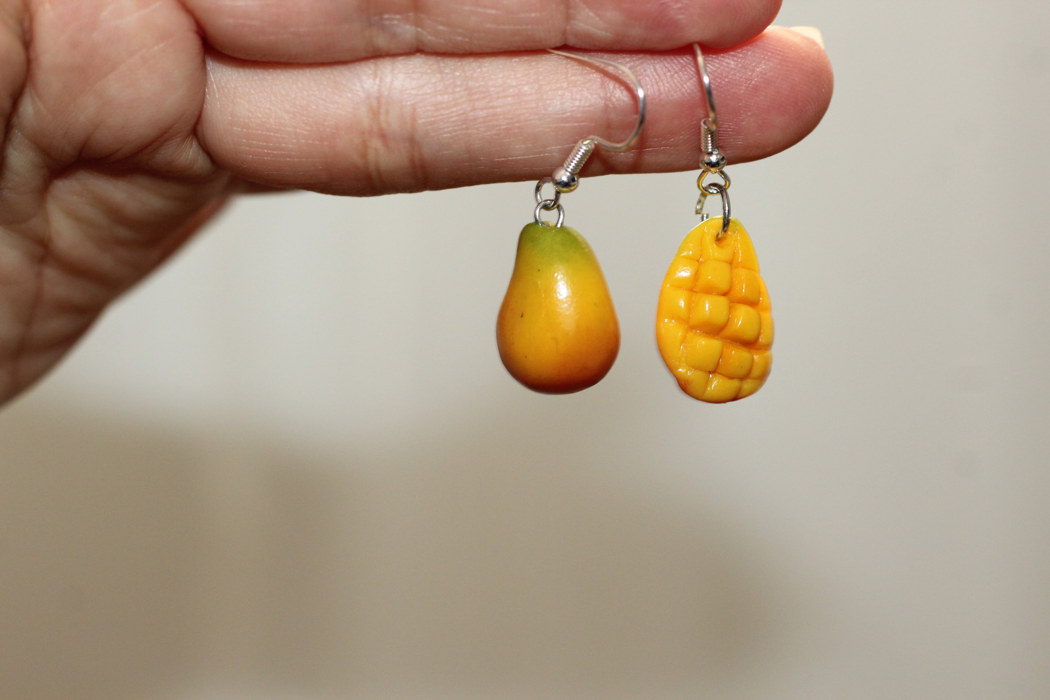 Mango Earrings Handmade