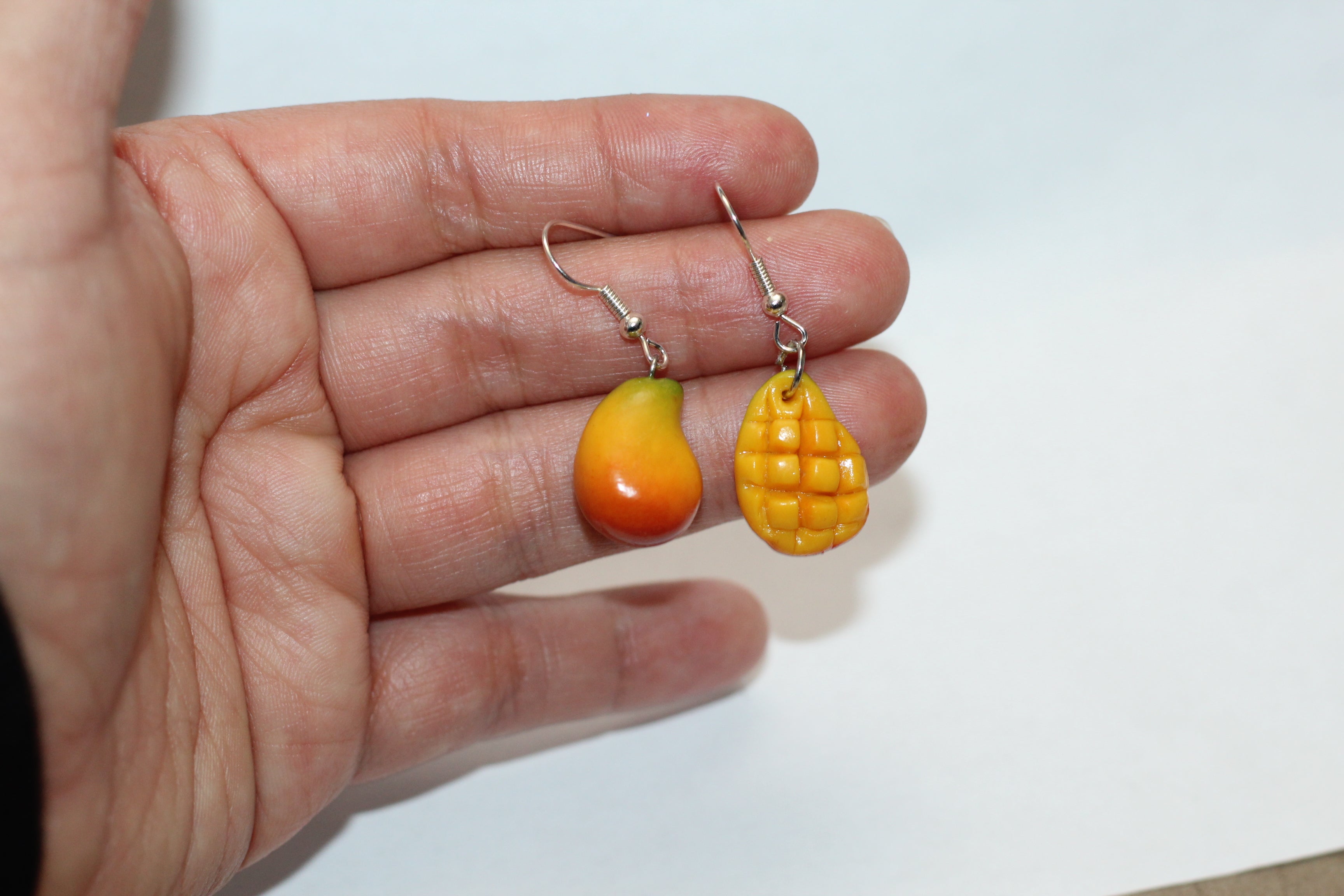 Mango Earrings Handmade