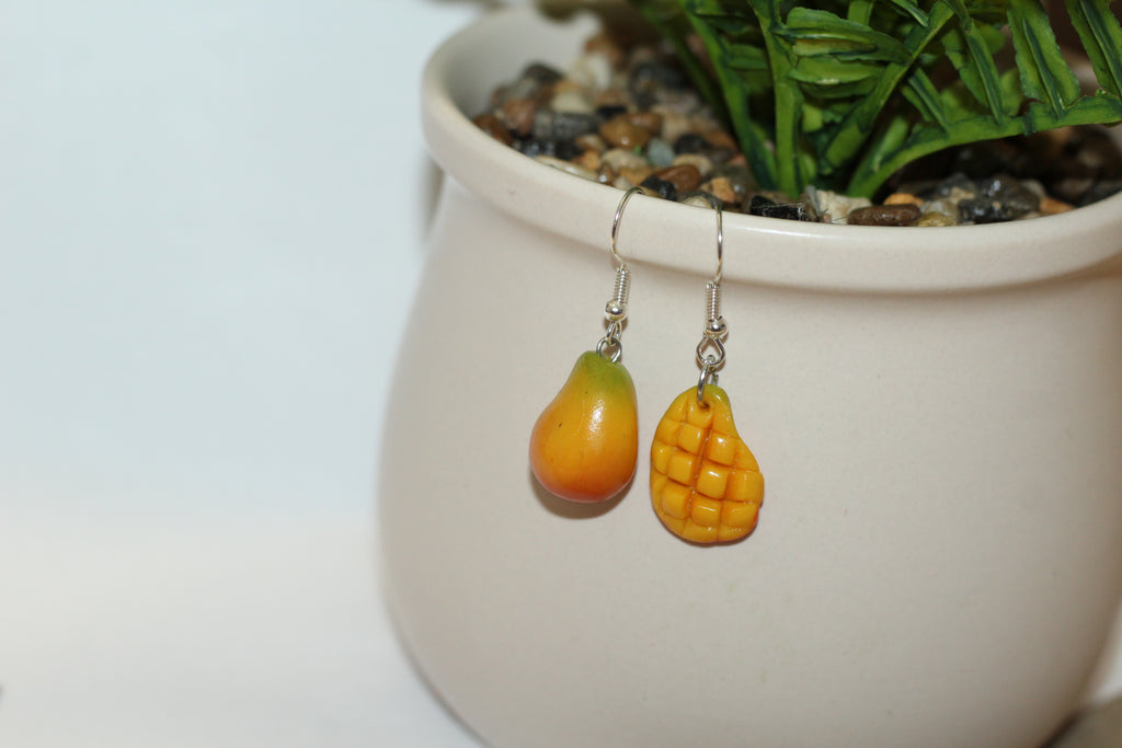 Mango Earrings Handmade