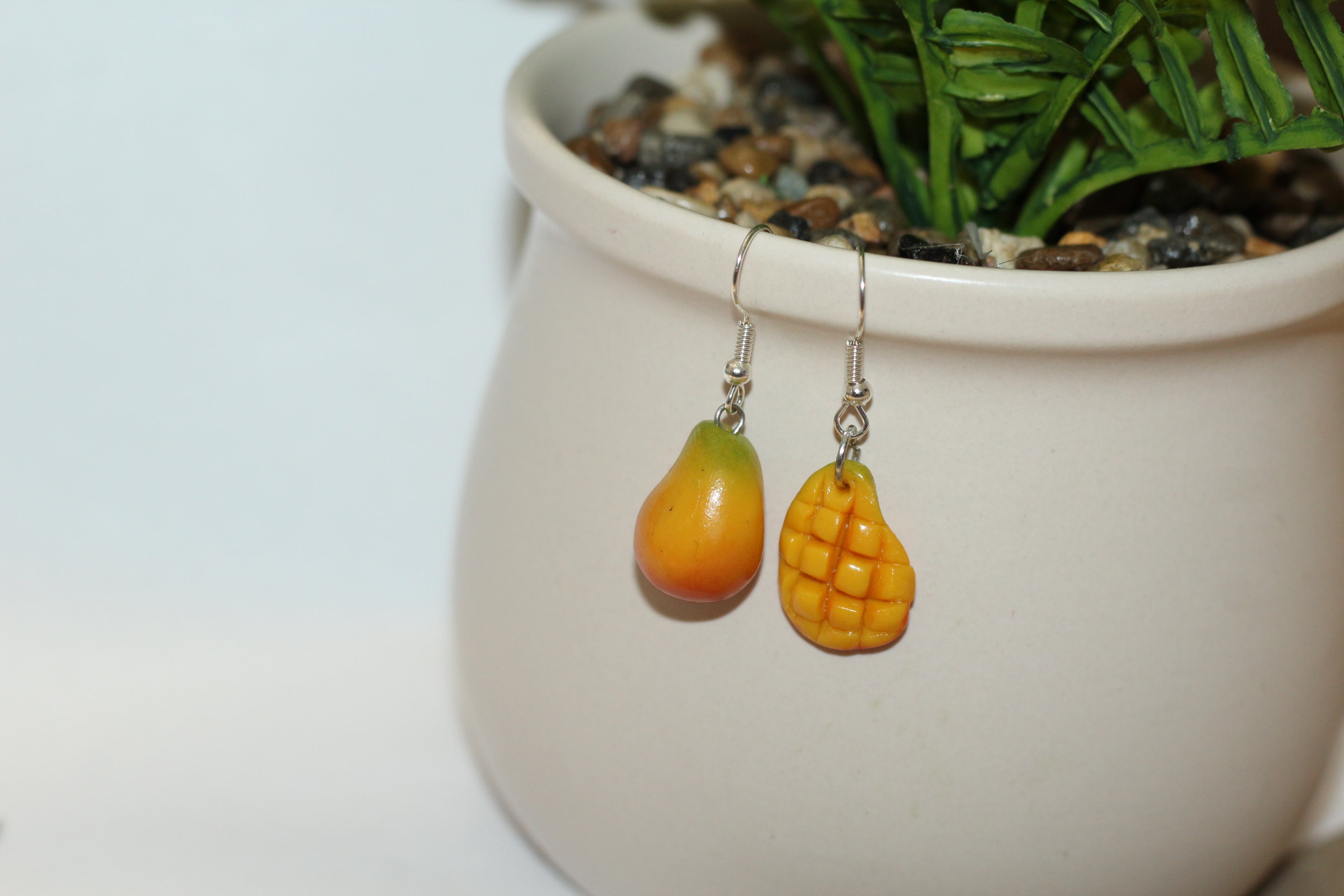 Mango Earrings Handmade