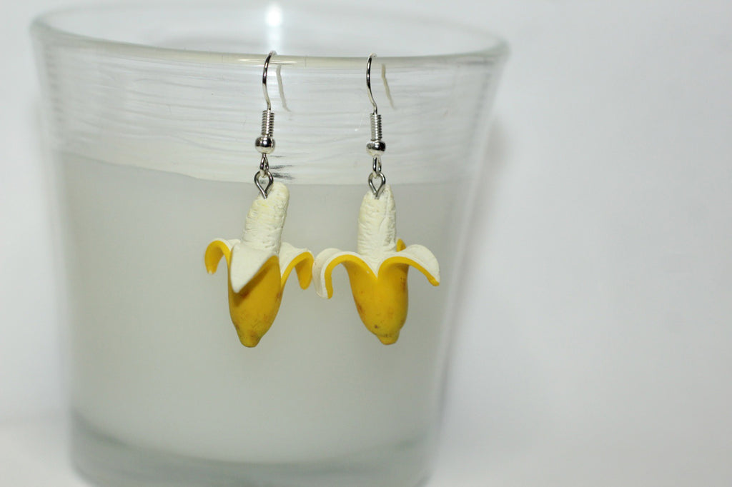 Handmade Banana Earrings