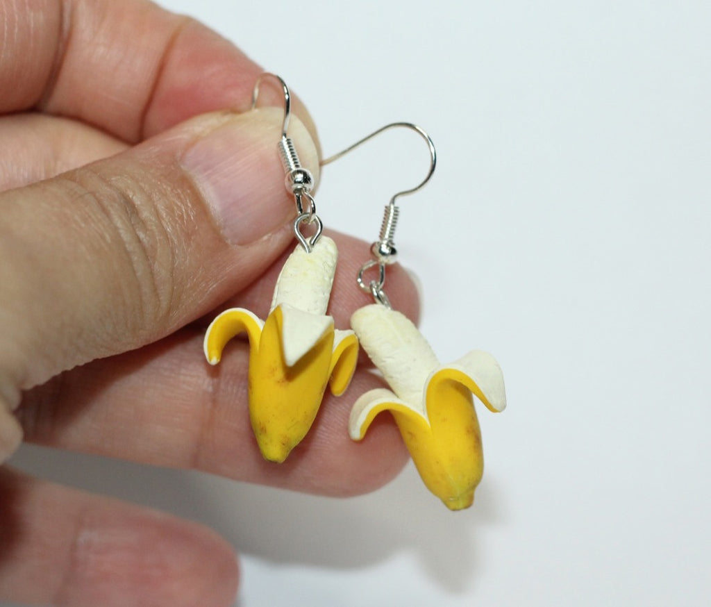 Handmade Banana Earrings