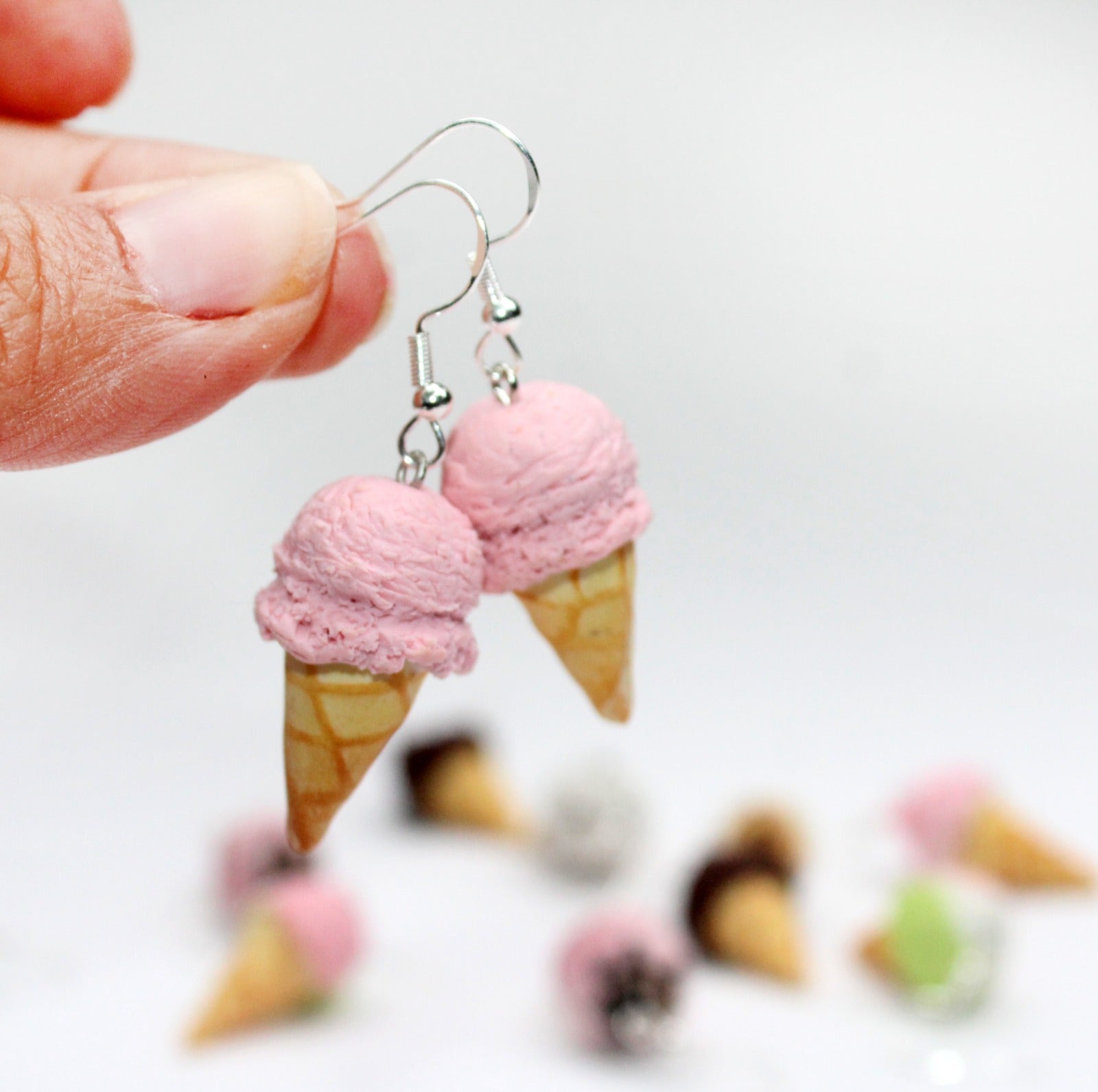 Mini Ice Cream Earrings