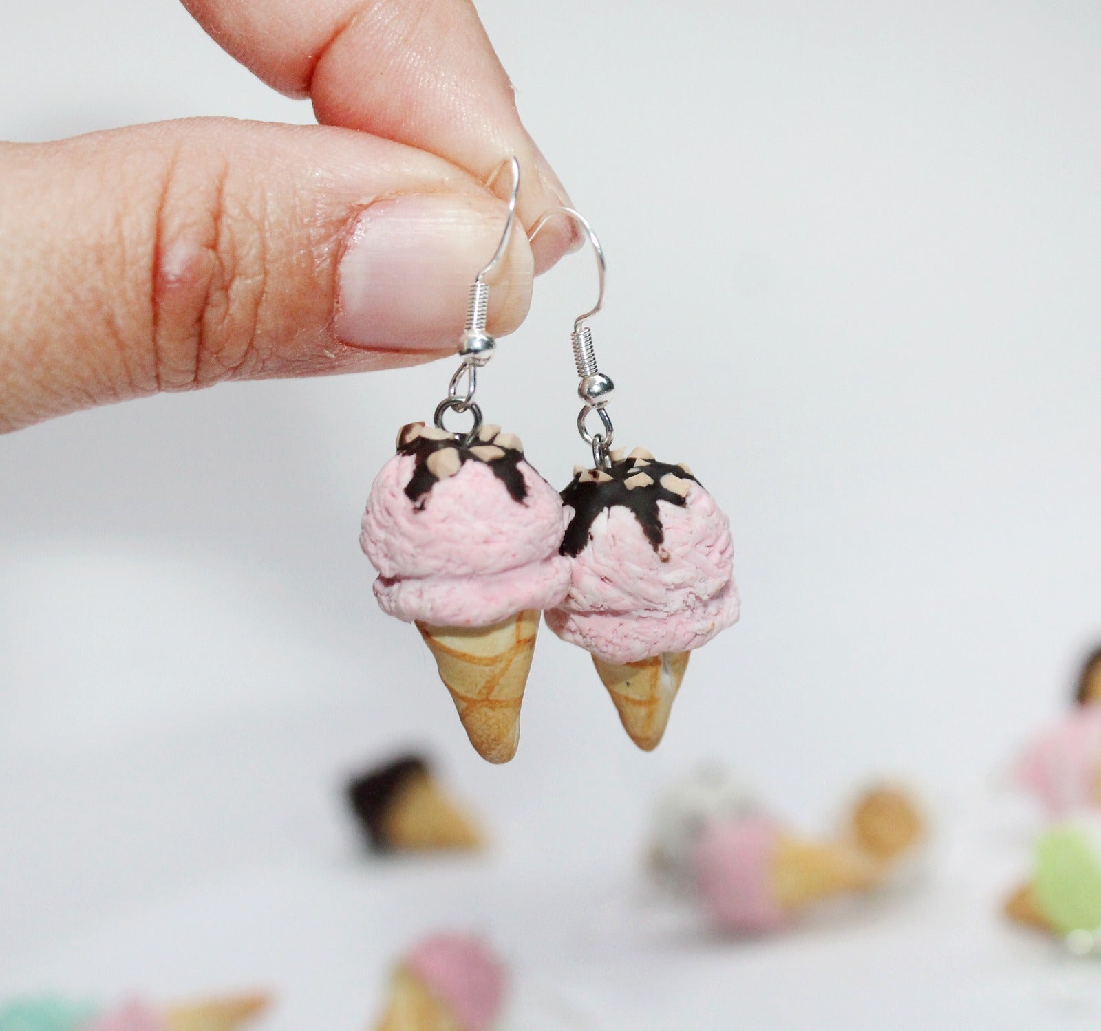 Mini Ice Cream Earrings